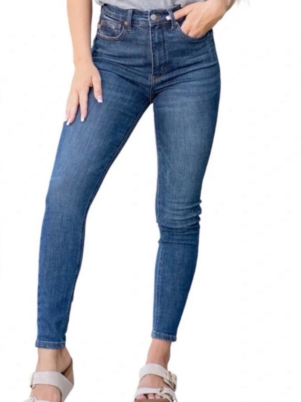 Judy Blue Dover High Rise Tummy Control Skinny Jeans - Women’s Size 5/27